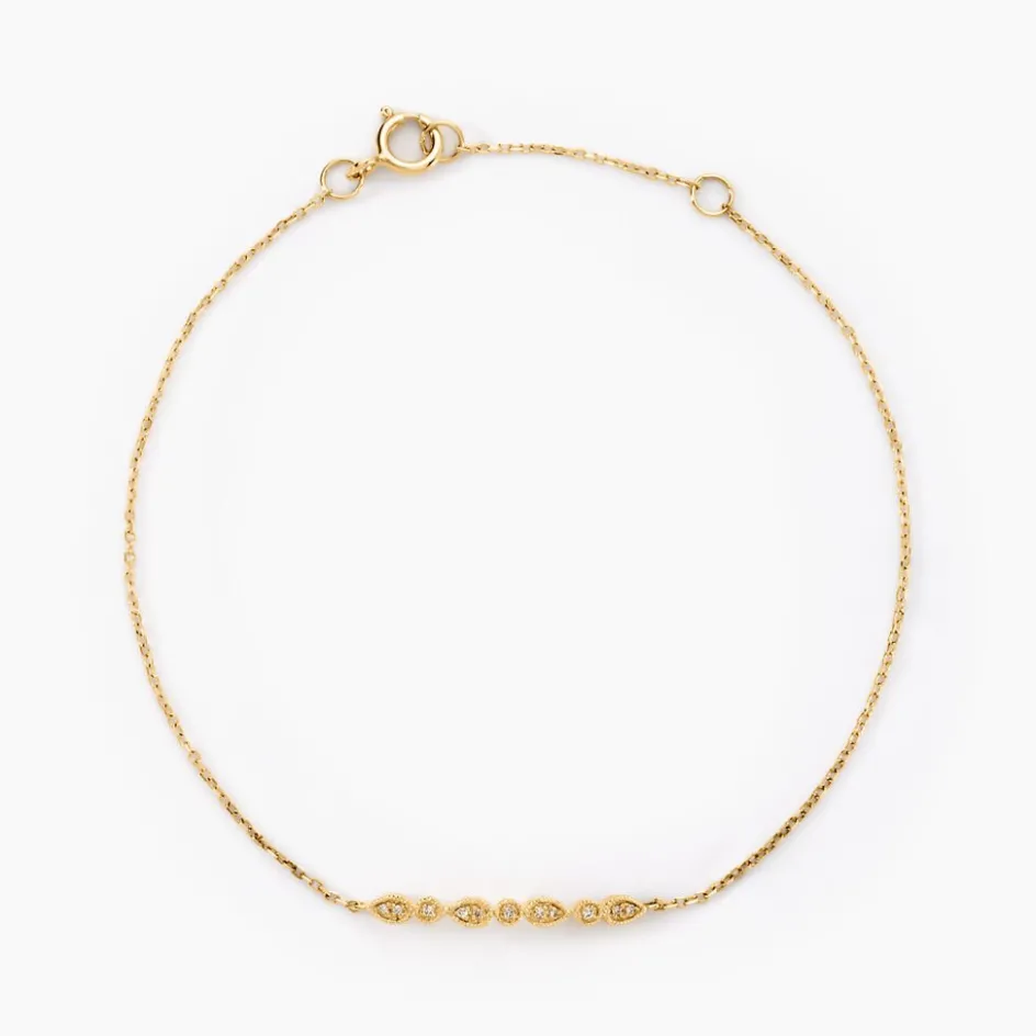 Clearance Histoire d'Or Bracelet Robina Or Jaune Diamant