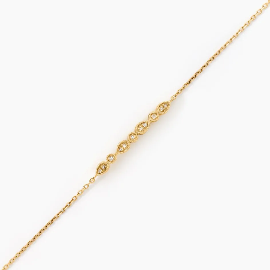 Clearance Histoire d'Or Bracelet Robina Or Jaune Diamant