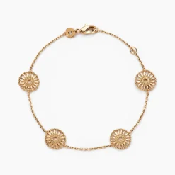 Best Histoire d'Or Bracelet Rosae Plaque Or Jaune