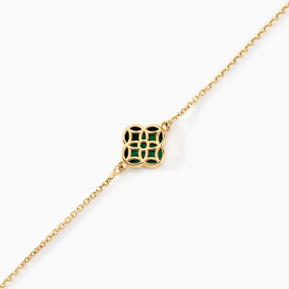Histoire d'Or Bracelet Rosalite Or Jaune Malachite* Bracelets