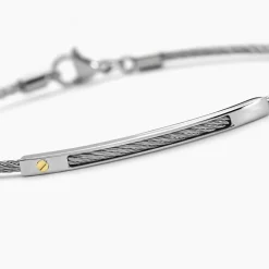 Outlet Histoire d'Or Bracelet Royan acier bicolore