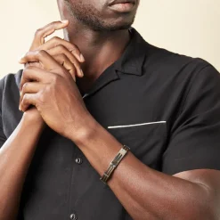 JOURDAN Bracelet Sawssan Or Acier Bicolore