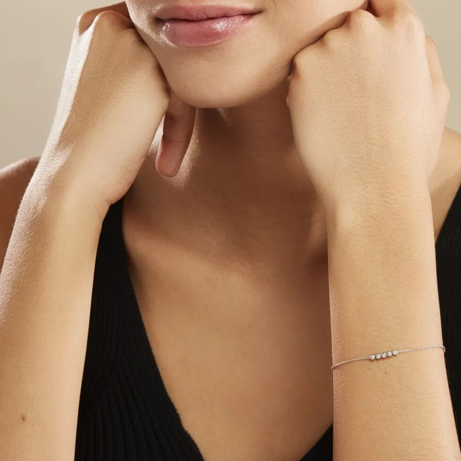 Sale Histoire d'Or Bracelet Soukamba Argent Blanc