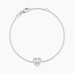 Hot Histoire d'Or Bracelet Suzon De Zirconium argent blanc oxyde