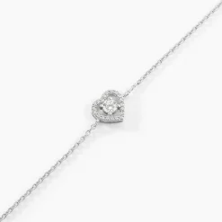 Hot Histoire d'Or Bracelet Suzon De Zirconium argent blanc oxyde