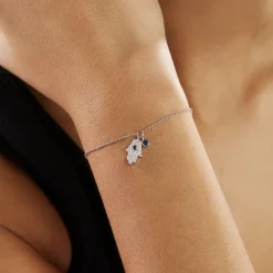 Outlet Histoire d'Or Bracelet Symbolique Argent Blanc Oxyde De Zirconium