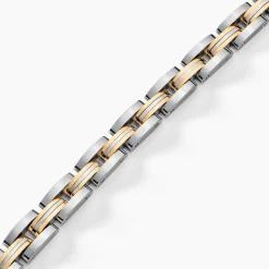 Sale Histoire d'Or Bracelet Tom acier bicolore