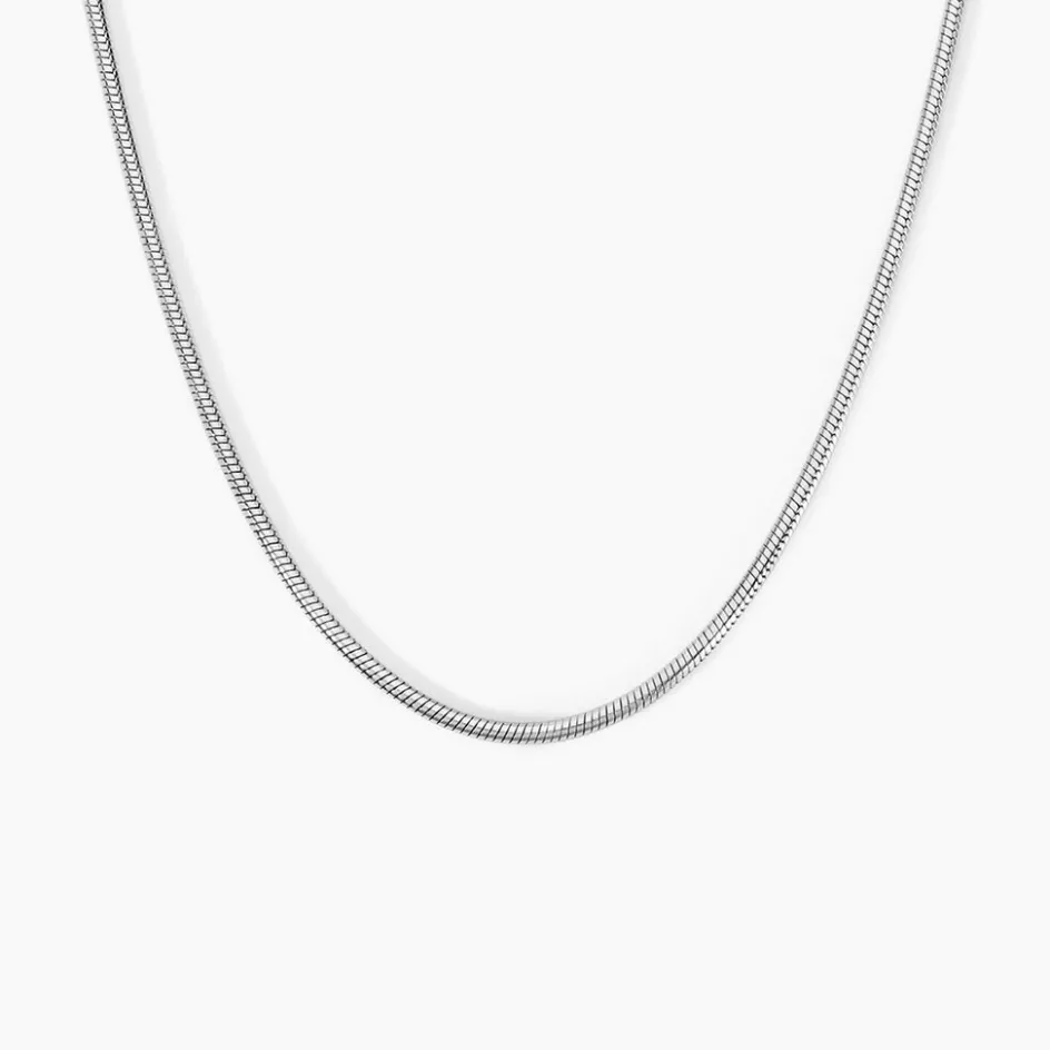 Best Histoire d'Or Chaine Nino Argent Blanc