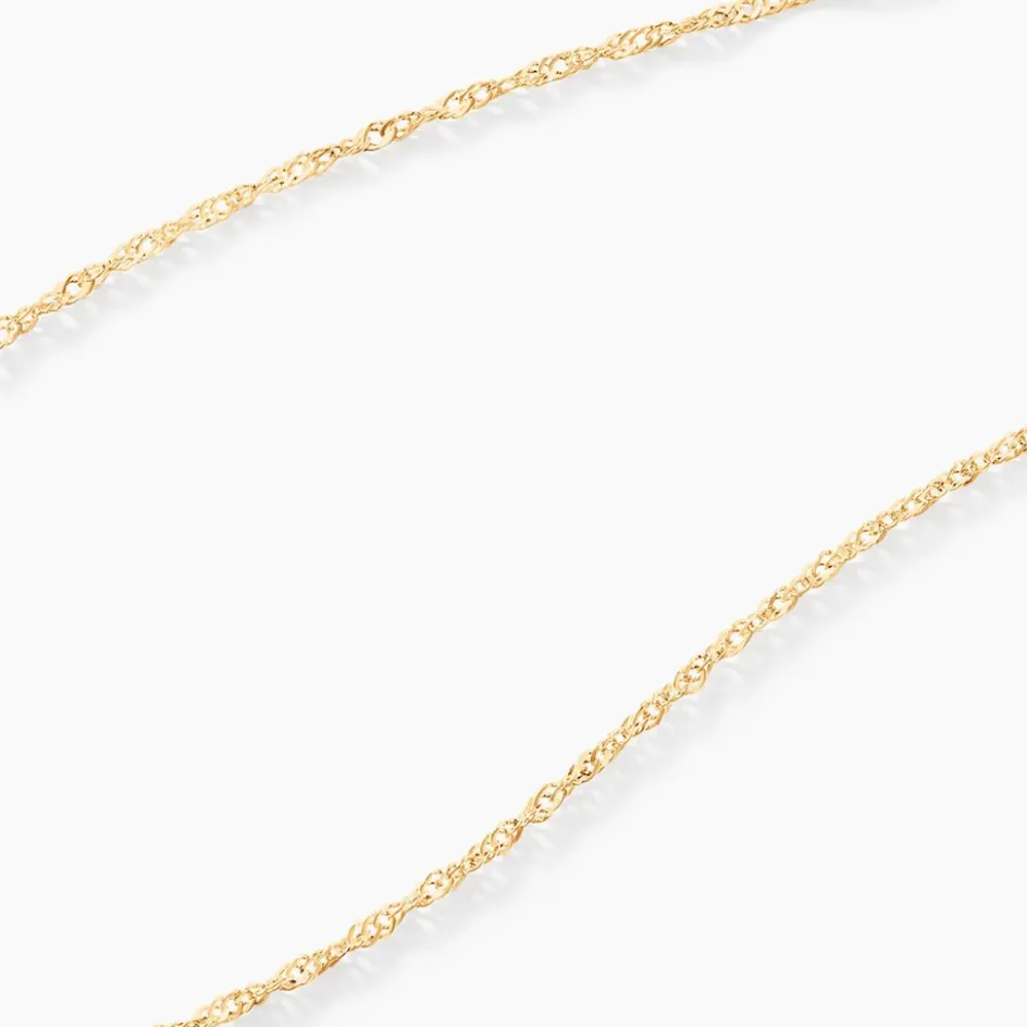 Best Histoire d'Or Chaîne Abbygail Maille Singapour Or Jaune