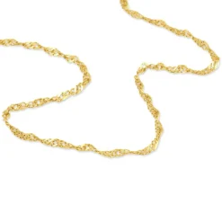 Best Histoire d'Or Chaîne Abbygail Maille Singapour Or Jaune