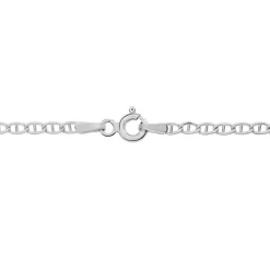 New Histoire d'Or Chaîne Capucin Maille Marine Plate or blanc