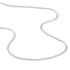 Outlet Histoire d'Or Chaîne Casper Maille Gourmette Argent Blanc