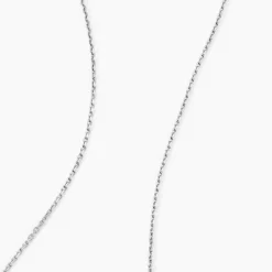 Discount Histoire d'Or Chaîne Claudine Maille Forçat Argent Blanc