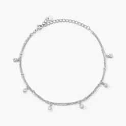 Histoire d'Or Chaîne De Cheville Heidi Argent Blanc Oxyde De Zirconium* Autres Bijoux|Bracelets