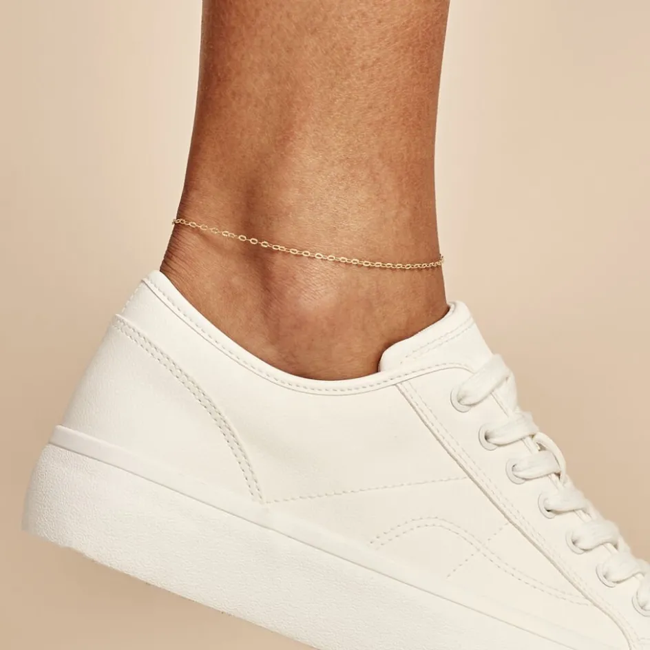 Outlet Histoire d'Or Chaîne De Cheville Maille Solon Or Jaune