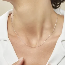 Histoire d'Or Chaîne Igoa Maille Forçat Diamantee* Colliers|Colliers