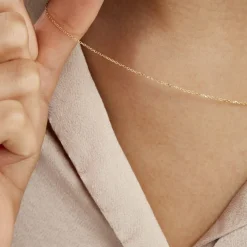 Histoire d'Or Chaîne Igoa Maille Forçat Diamantee* Colliers|Colliers