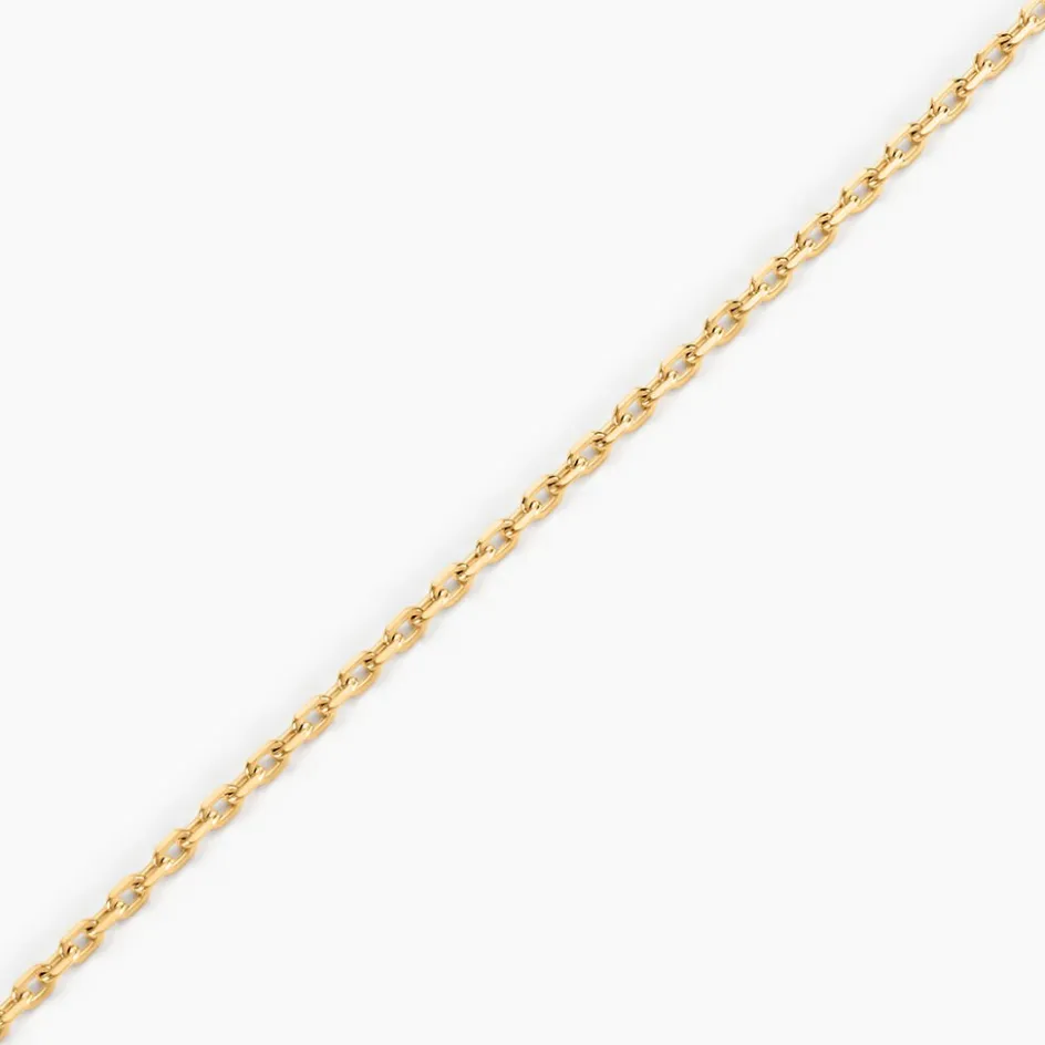 Outlet Histoire d'Or Chaîne Igoa Maille Forçat Diamantee Or Jaune