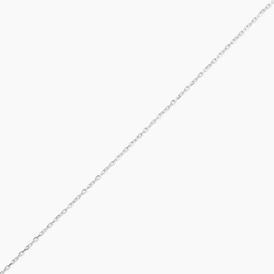 Outlet Histoire d'Or Chaîne Ilan Maille Forçat Ronde Or Blanc