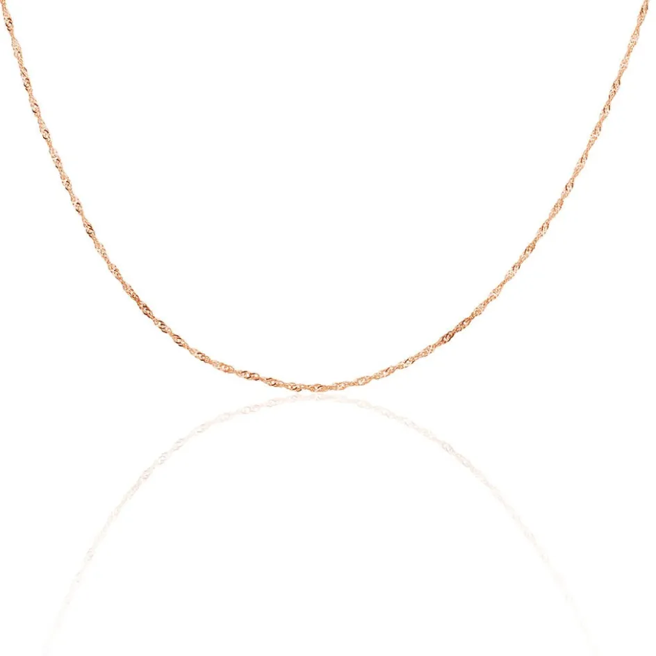 Histoire d'Or Chaîne Imanie Maille Singapour* Colliers|Colliers