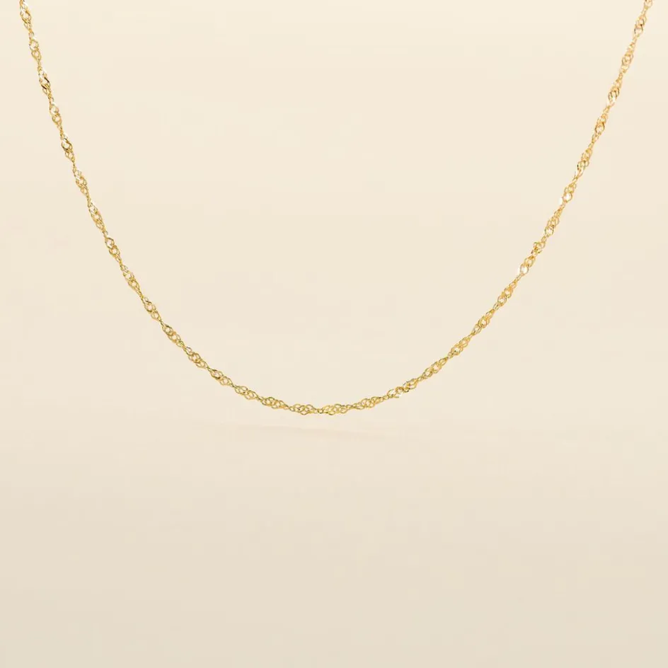 Histoire d'Or Chaîne Imanie Maille Singapour* Colliers|Colliers