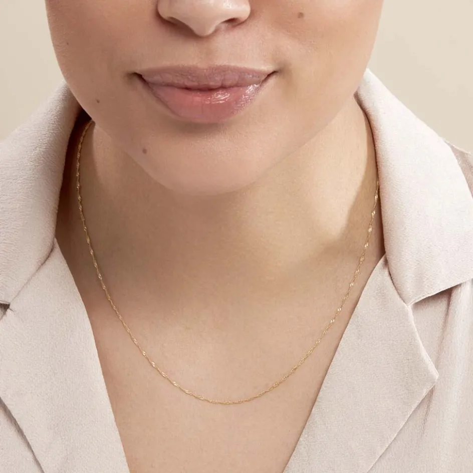 Histoire d'Or Chaîne Imanie Maille Singapour* Colliers|Colliers