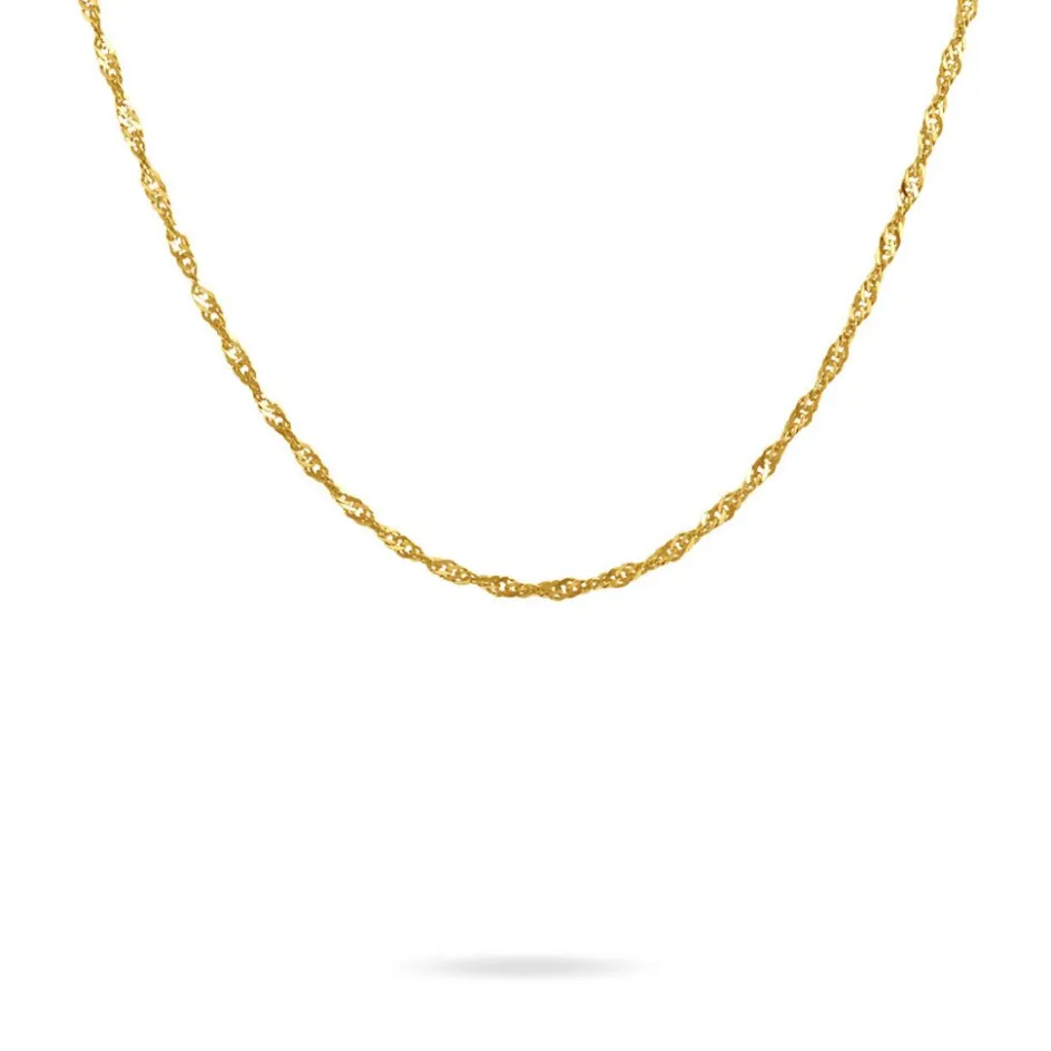 Outlet Histoire d'Or Chaîne Imanie Maille Singapour Or Jaune
