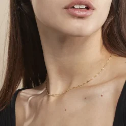 Outlet Histoire d'Or Chaîne Imanie Maille Singapour Or Jaune