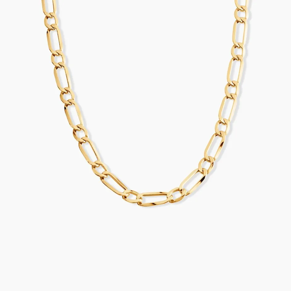 Histoire d'Or Chaîne Ophelio Maille Alternee 1/1 or jaune