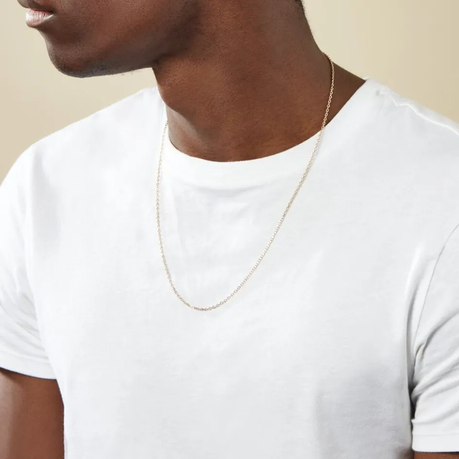 Best Histoire d'Or Chaîne Vince Plaqué Or Jaune