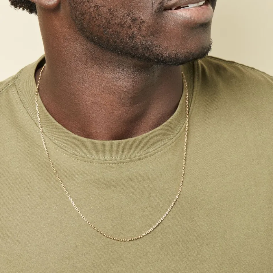 Best Histoire d'Or Chaîne Vince Plaqué Or Jaune