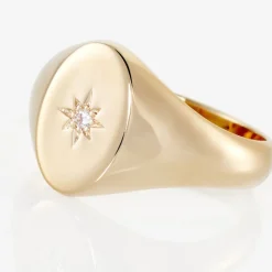 Sale Histoire d'Or Chevalière Gwennen Plaqué Or Oxyde De Zirconium