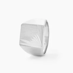 New Histoire d'Or Chevalière Henry argent blanc