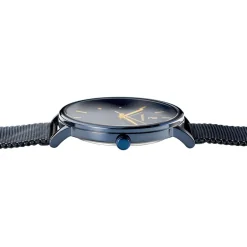Best PIERRE LANNIER Coffret De Montre Essential Bleu cadran bleu fond bleu bracelet acier bleu