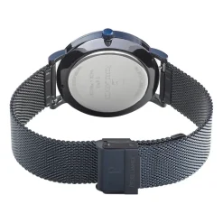 Best PIERRE LANNIER Coffret De Montre Essential Bleu cadran bleu fond bleu bracelet acier bleu