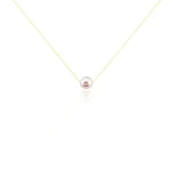 Sale Histoire d'Or Collier 1 Perle Or Jaune Perle De Culture