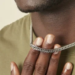 Outlet Histoire d'Or Collier Acier Frederic