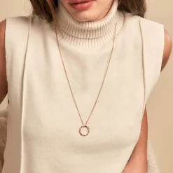 Sale Histoire d'Or Collier Adnielle Argent Rose