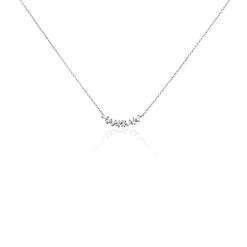 Outlet Histoire d'Or Collier Adonia Argent Blanc Oxyde De Zirconium