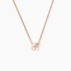 Best Histoire d'Or Collier Amorette Argent Rose