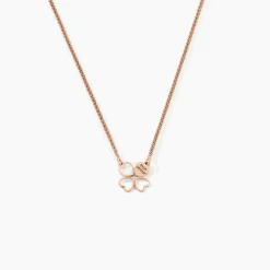 Best Histoire d'Or Collier Amorette Argent Rose