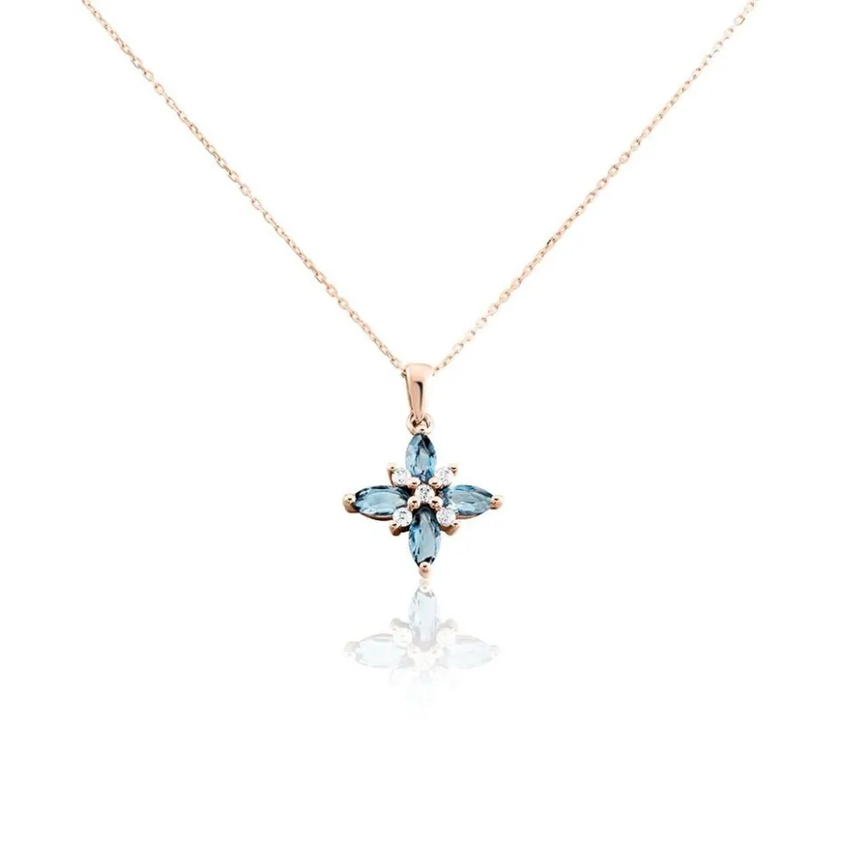 Histoire d'Or Collier Anabele Or Rose Topaze Oxyde* Colliers|Colliers