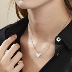 Clearance Histoire d'Or Collier Argent Blanc Ikaria Nacre