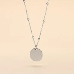 Sale Histoire d'Or Collier Argent Blanc Mireio