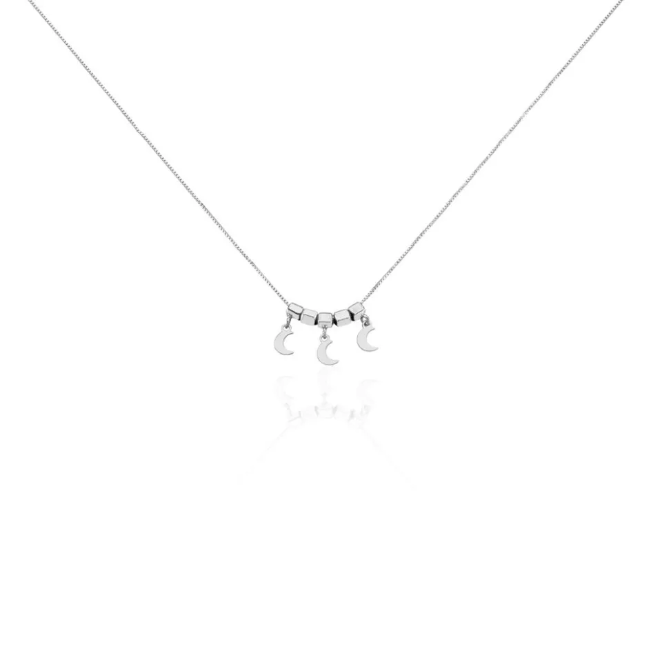 Best Histoire d'Or Collier Argent Blanc Olie