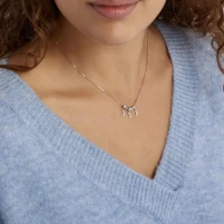 Best Histoire d'Or Collier Argent Blanc Olie