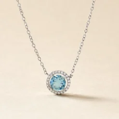 Histoire d'Or Collier Argent Blanc Rio Copacabana Oxyde De Zirconium* Colliers|Colliers