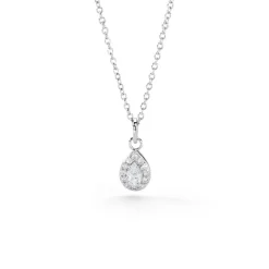 Histoire d'Or Collier Argent Blanc Tania Oxydes De Zirconium* Colliers|Colliers