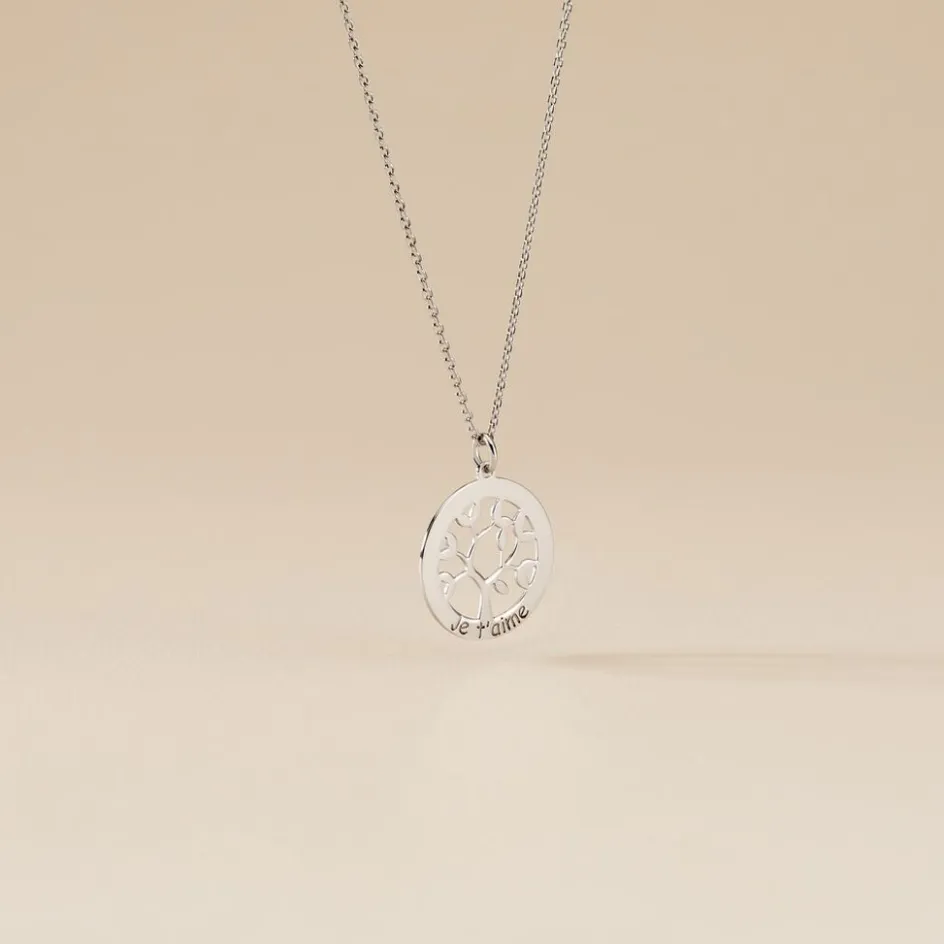 Clearance Histoire d'Or Collier Argent Blanc Vroon