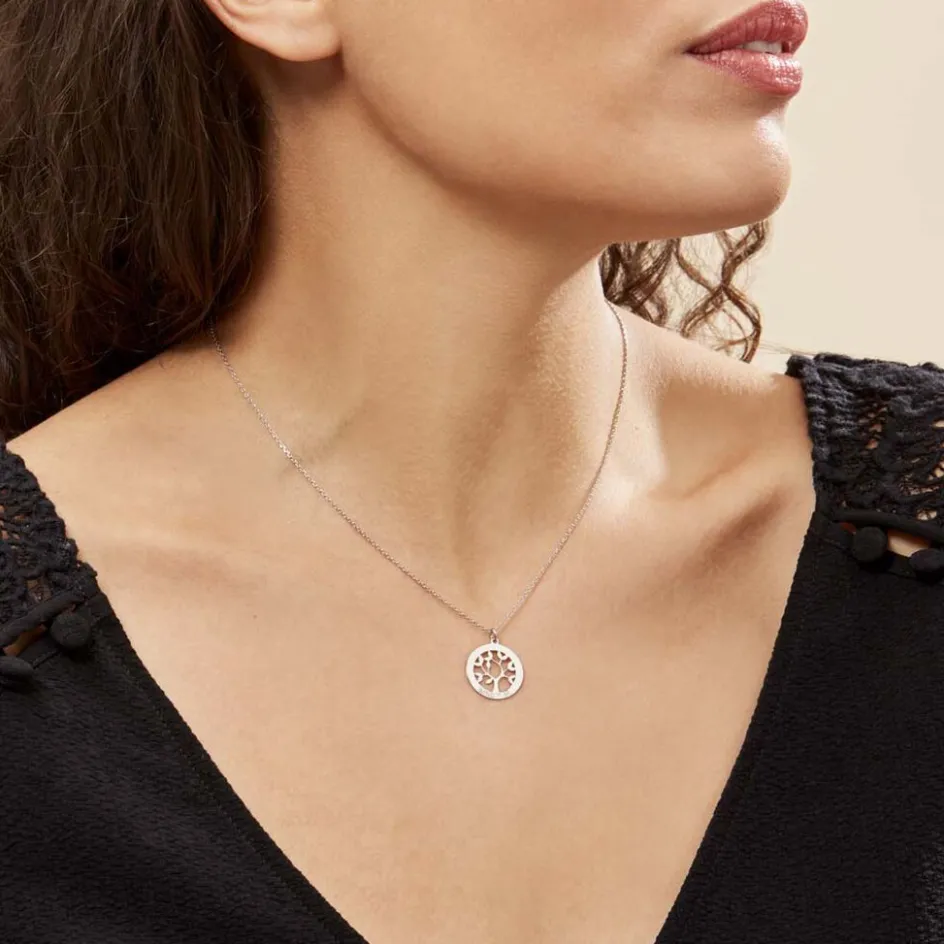 Clearance Histoire d'Or Collier Argent Blanc Vroon